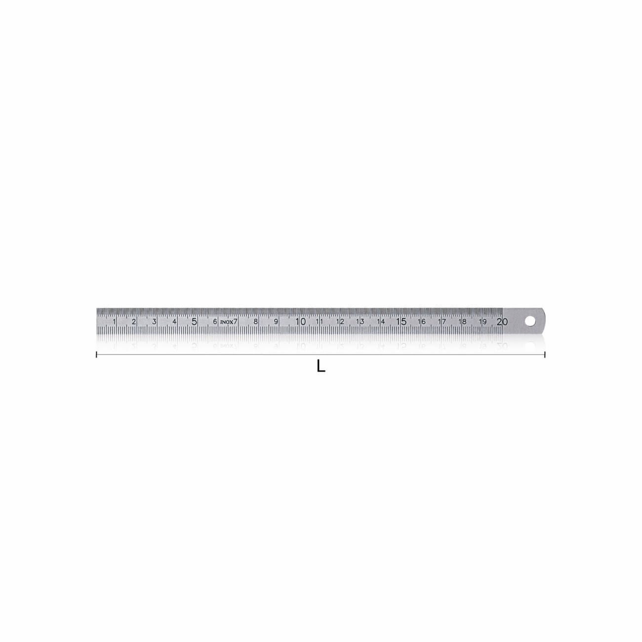 Stainless steel flexible rulers WRK
