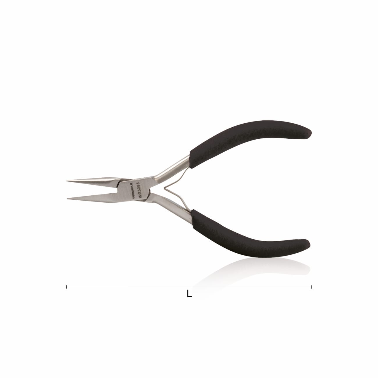 Szczypce półokrągłe z gładką powierzchnią wewnętrzną WODEX WX3255