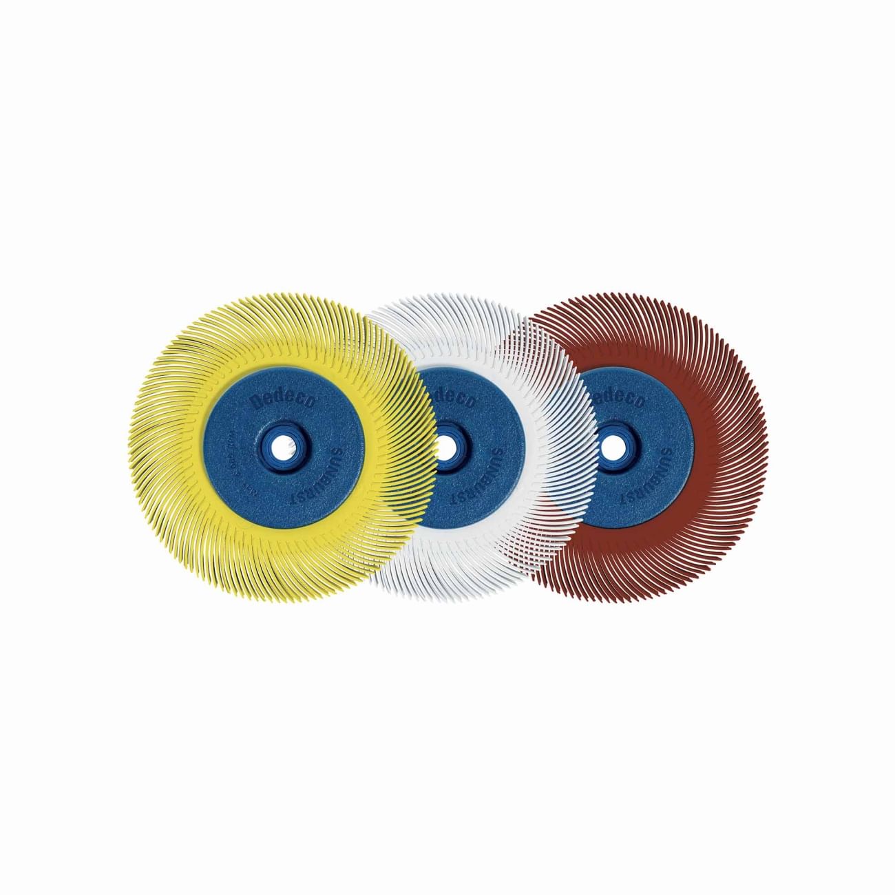 SUNBURST radial abrasive brushes