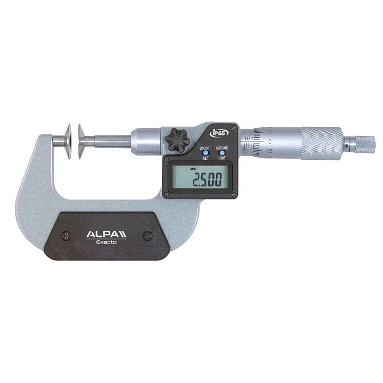Micrometri digitali a disco per ingranaggi IP65 ALPA EXACTO BA050