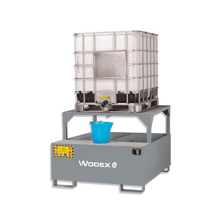 Vasche in acciaio con supporto inclinato per cisterne WODEX WX9906