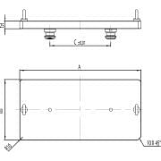 Pallet acciaio APS-140 OML Sistemi di serraggio 246210 0