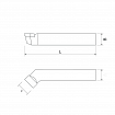 Utensili brasati per tornitura esterna KERFOLG BRAZER ISO 2