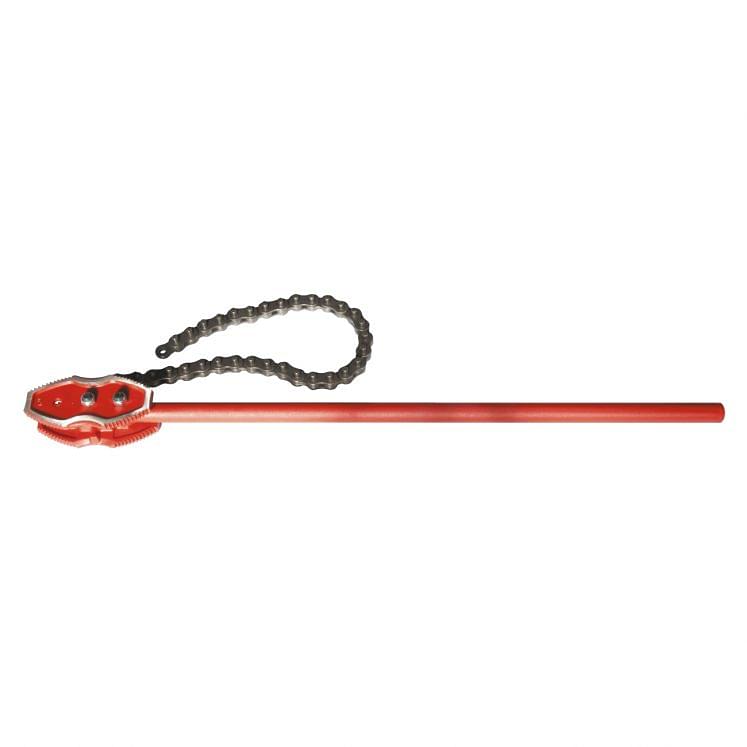 Reversible chain pipe wrenches with double chain WRK