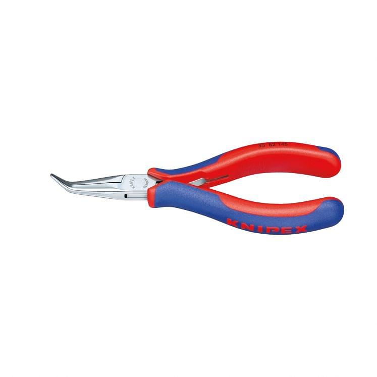 Half round bent nose pliers for mechanics KNIPEX 35 82 145