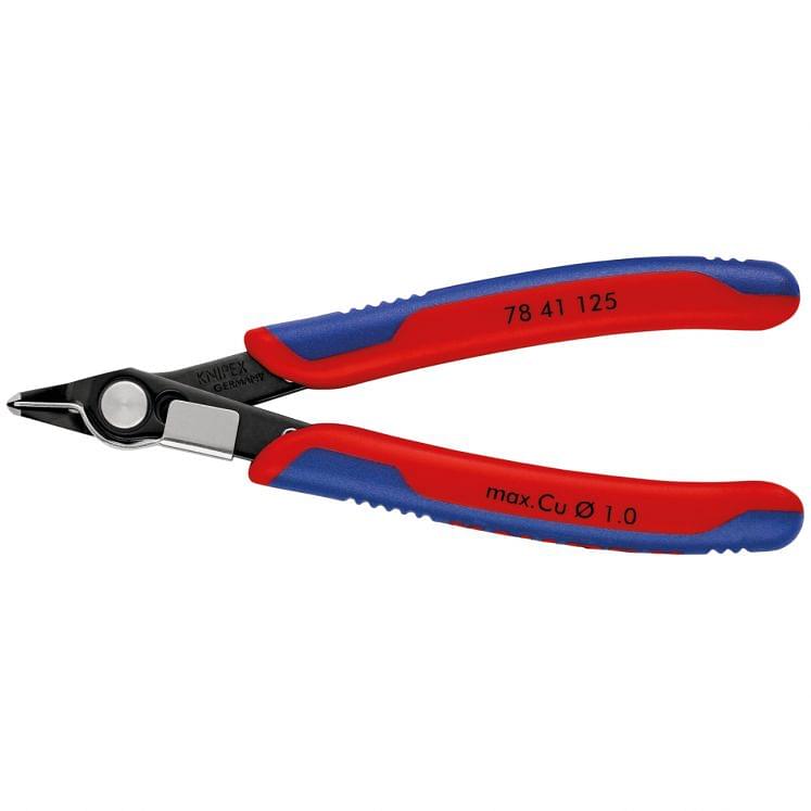 Cutting nippers for electronica Super Knips® KNIPEX 78 41 125