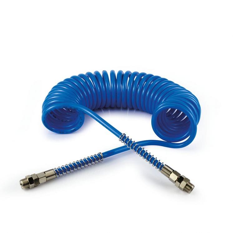 Spiral hoses in extra flexible polyurethane based on polyester shore PU98A