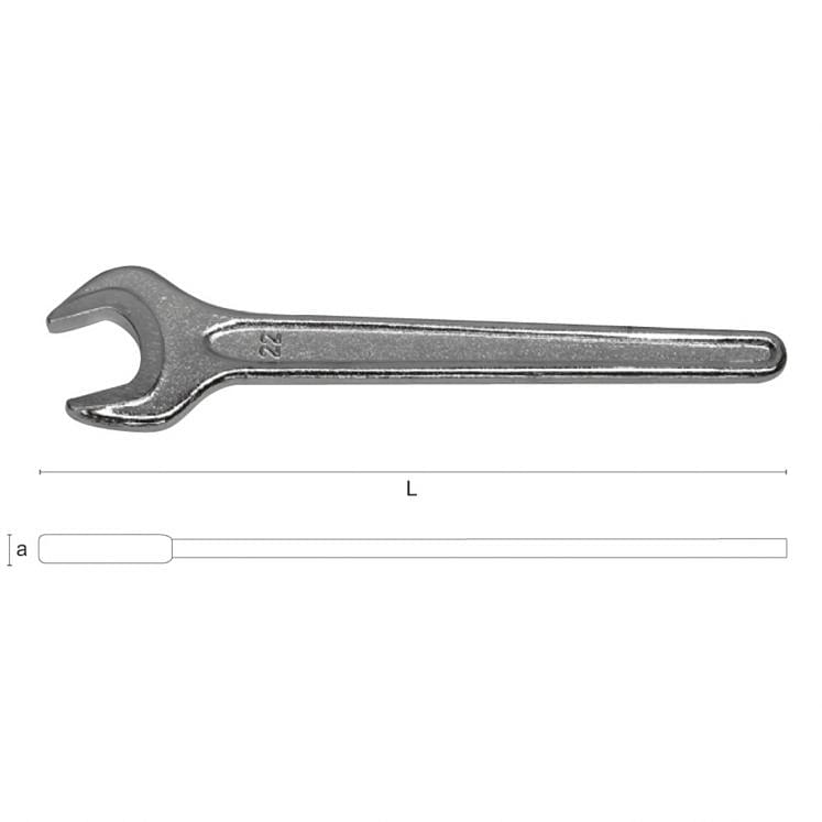 Single open ended wrenches