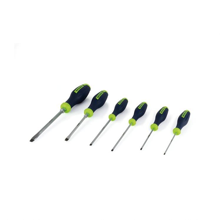 Set of screwdrivers for slotted screws WODEX WX4000/SE6