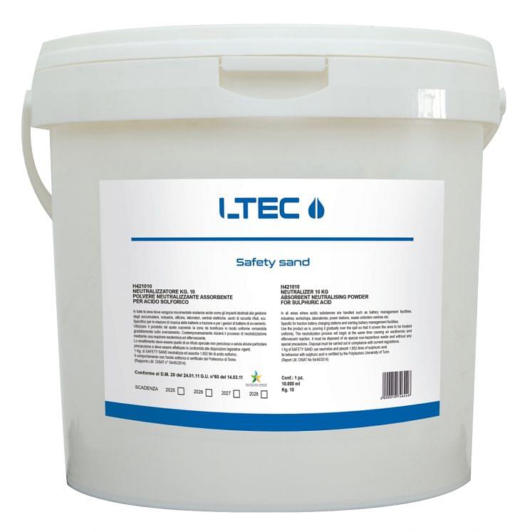 Battery acid neutralizers LTEC SAFETY SAND