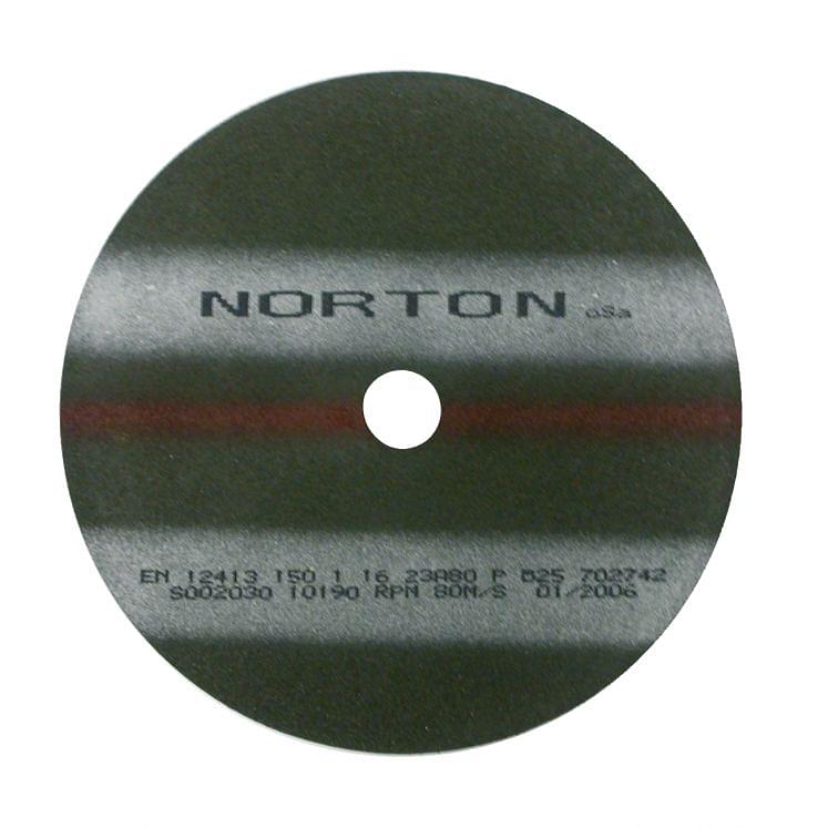 Non-feinforced cutting discs NORTON