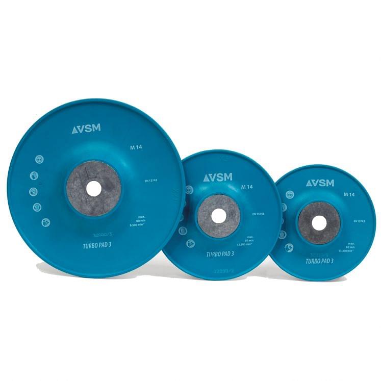Back up pads hard suitable for processing with ACTIROX fiber discs VSM