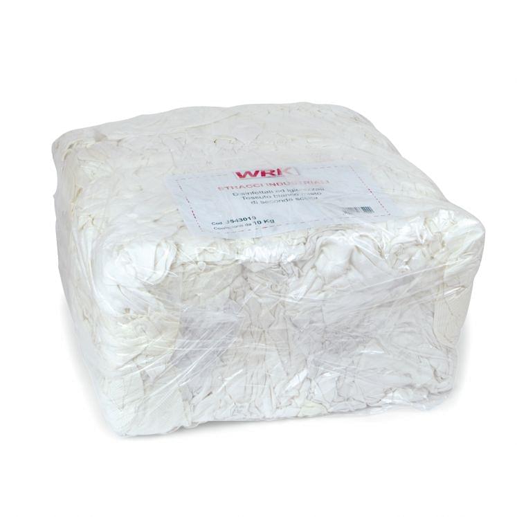 White industrial cleaning rags WRK