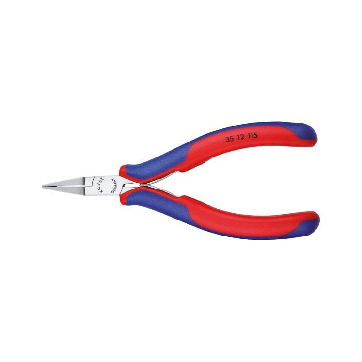 Flat smooth nose pliers for mechanics KNIPEX 35 12 115