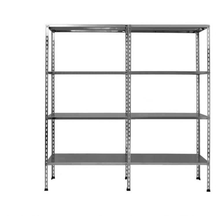 Bolted shelf racks in AISI 430 stainless steel