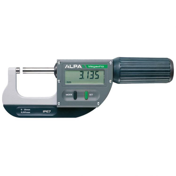 Digital micrometers IP67 ALPA MEGAWHIZ BA010