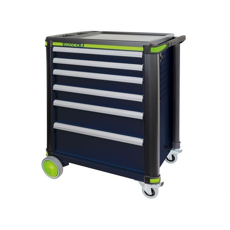Tool trolley cabinets with ABS top and protective edge profiles WODEX WX9431/B6 - WX9431/B8
