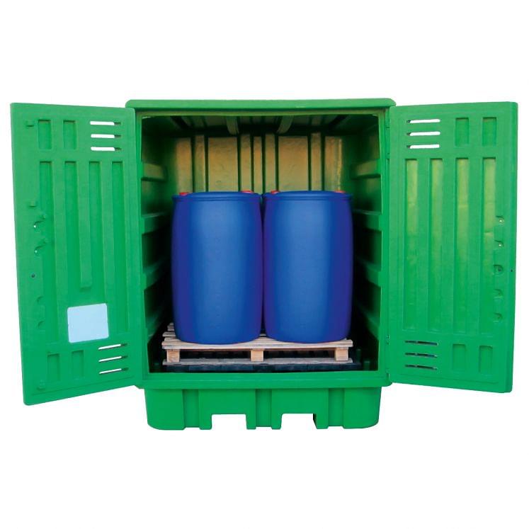 Polyethylene storage deposits for drums