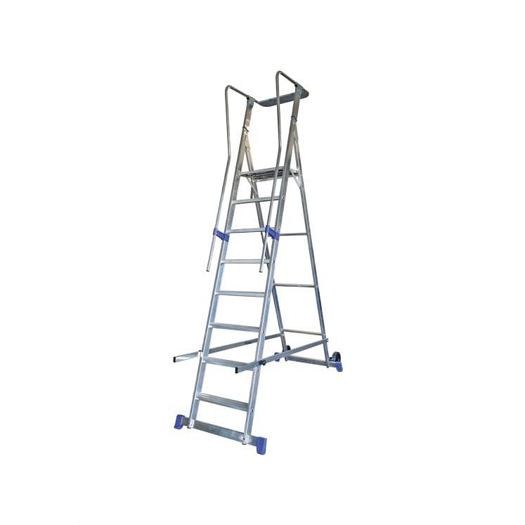 Pliable foldable step ladders