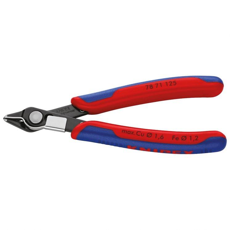 Agent klodset violet Cutting nippers for electronics KNIPEX SUPER KNIPS 78 71 125