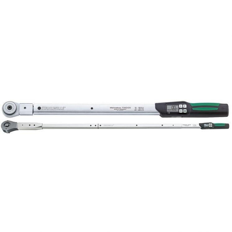 Torque wrenches electromechanical with ratchet insert tool STAHLWILLE MANOSKOP® 730DR
