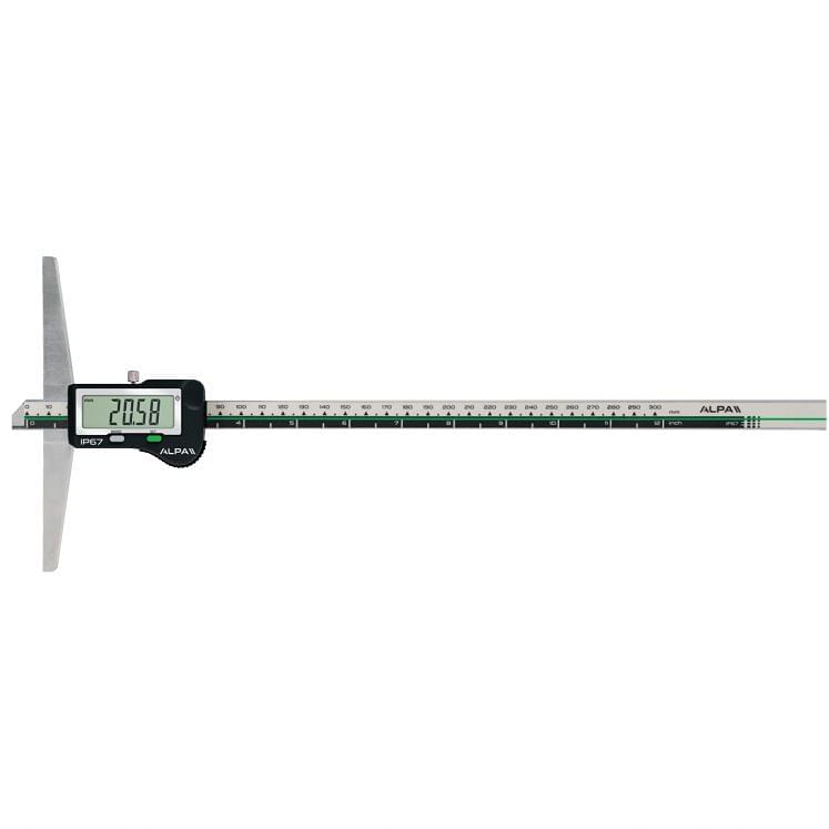 Digital depth caliper IP67 with preset ALPA AA107