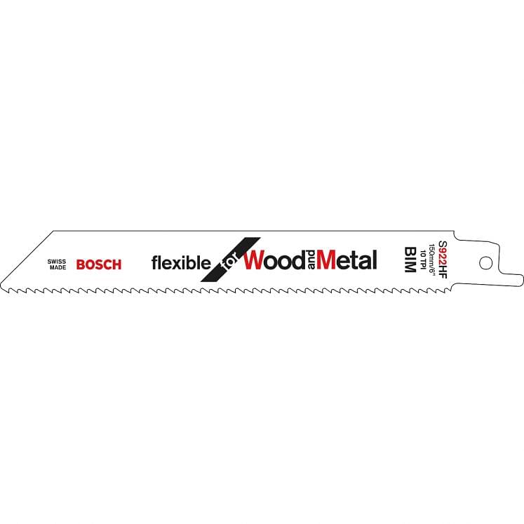 Blades for universal saws for wood with nails/metal BOSCH S 922 HF