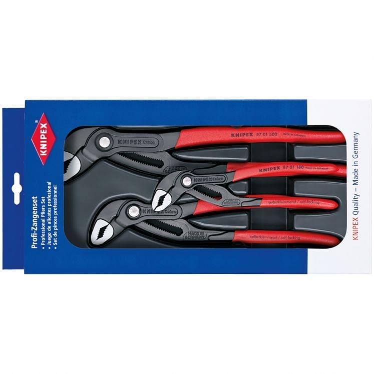 Adjustable pliers for pipes and nuts KNIPEX COBRA 00 20 09 V02
