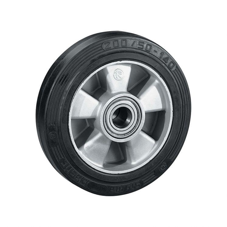 Rubber wheels with aluminium centre TELLURE RÔTA SIGMA ELASTIC