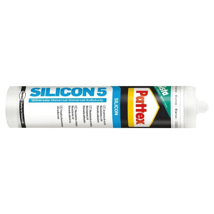 Acetic silicone sealants PATTEX SILICON 5