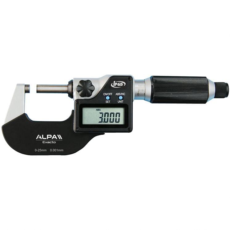 Digital micrometers IP65 ALPA QUICK FEED