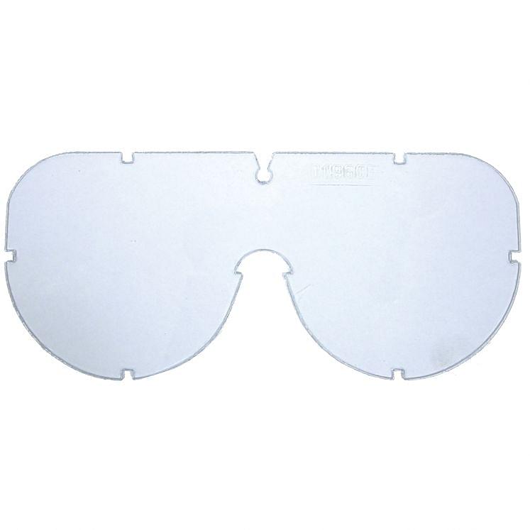 Replacement lens for protective goggles