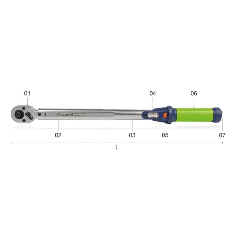 Torque wrenches click-action type WODEX WX6361