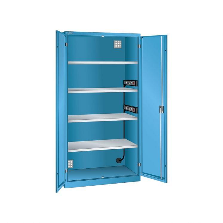Battery charger cabinets with swing doors LISTA 62.955