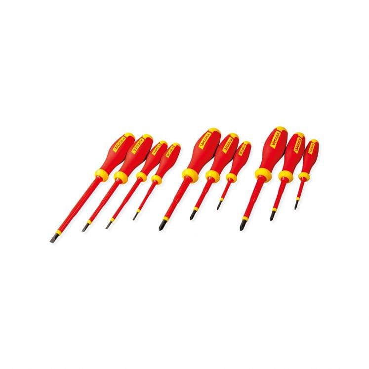 Screwdrivers 1000 volt VDE insulated in kit WODEX WX4360/S8 - WX4360/S10
