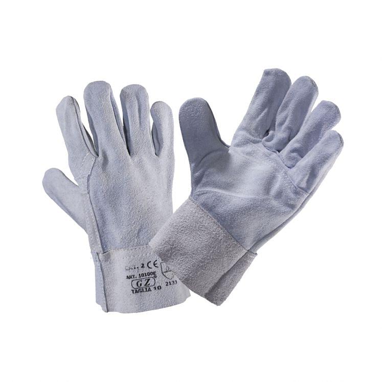 Work gloves in rump split reinforced