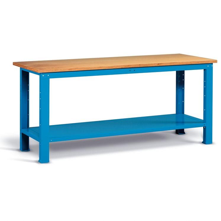 Workbenches with 30 mm wooden top