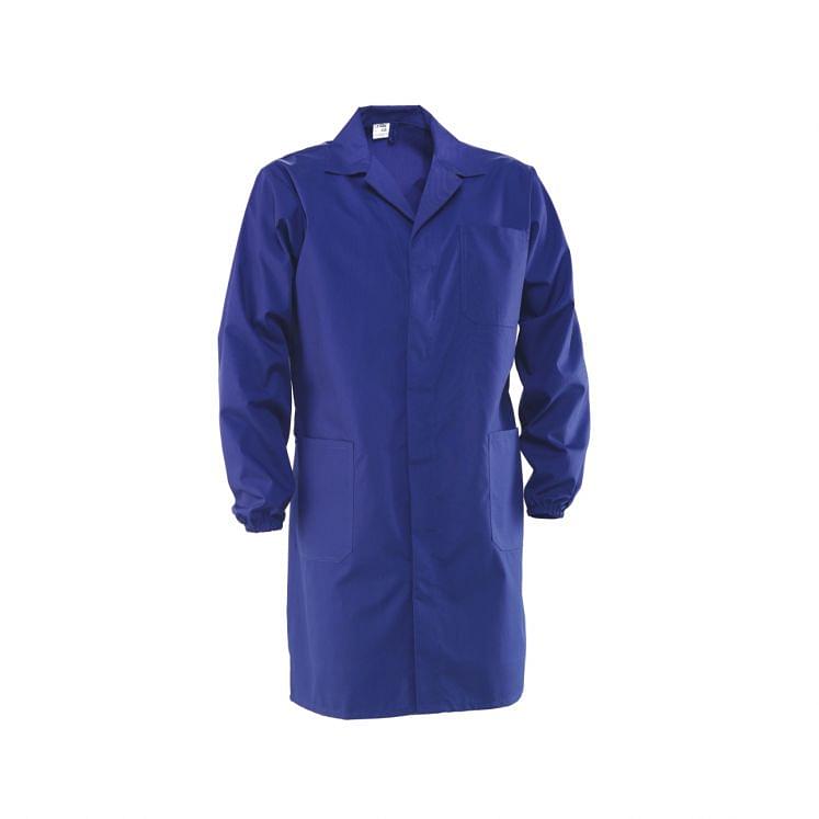 Workwear Overall coats in polyester and cotton, blue, white, black