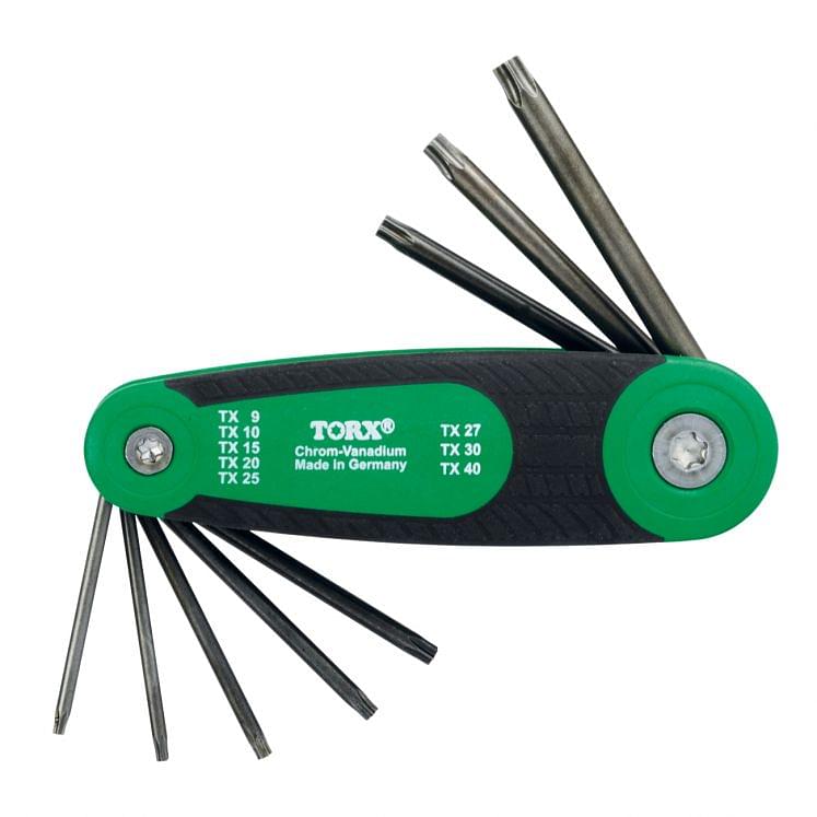 Keys for Tamper Torx screws with pocket holder in set