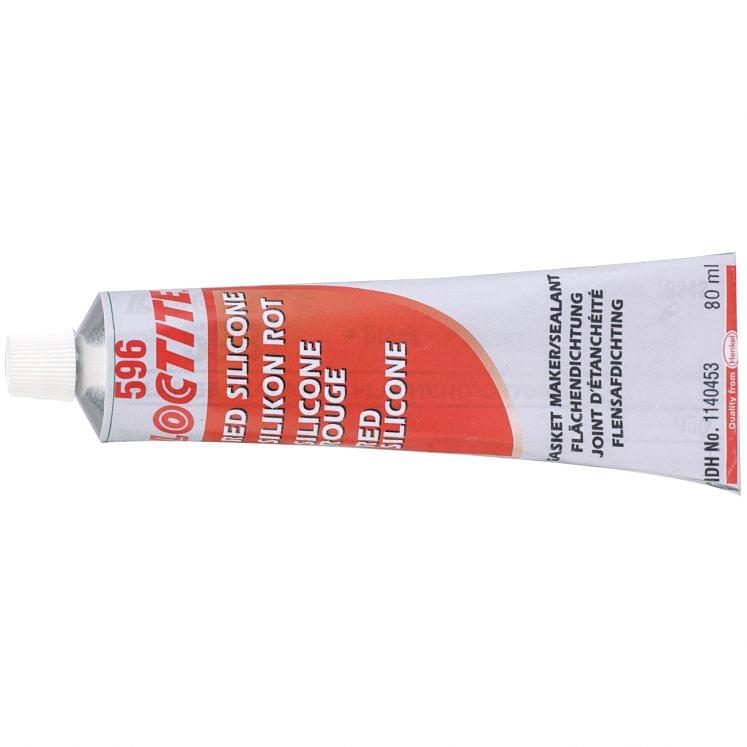 Red silicone auto-leveling gasketing LOCTITE 596