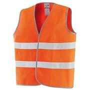 High visibility orange vest in polyester Safety equipment 34744 0