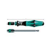 Bit holder screwdrivers with telescopic blade WERA 817 R Hand tools 14609 0