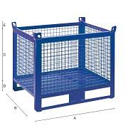 Metal mesh pallet containers SALL Furnishings and storage 373614 0