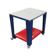 Trolley for electric tapping machines with aluminum top VOLUMEC MCA001 Workshop equipment 364015 0