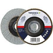 Flap discs with fibre backing and zirconium stearate cloth WODEX HUSKY Abrasives 367155 0