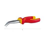 Half round long bent nose pliers VDE insulated 1000 Volt WODEX WX3230 Hand tools 348461 0