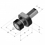 Collet chucks VDI for collets DIN 6499/B tipo ER/EX ALGRA Clamping systems 17582 0