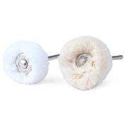Shank mounted soft cotton wheel buffs GESSWEIN Abrasives 24794 0