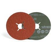 Abrasive discs in Additive coated ceramic fiber VSM Abrasives 31813 0