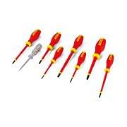 Set of VDE 1000 Volt insulated screwdrivers for slotted and PH screws WODEX WX4350/S7 - WX4350/S8 Hand tools 362266 0